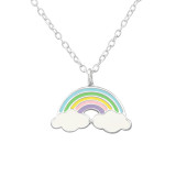 Rainbow - 925 Sterling Silver Kids Necklaces SD40687