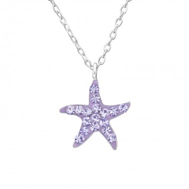 Starfish - 925 Sterling Silver Kids Necklaces SD40691
