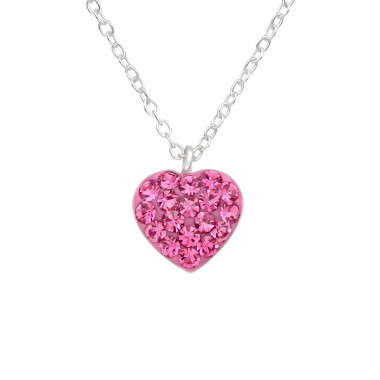 Heart - 925 Sterling Silver Kids Necklaces SD41599