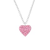 Heart - 925 Sterling Silver Kids Necklaces SD41656