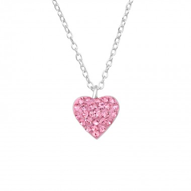 Heart - 925 Sterling Silver Kids Necklaces SD41656