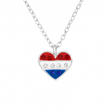 Heart - 925 Sterling Silver Kids Necklaces SD42192