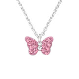 Butterfly - 925 Sterling Silver Kids Necklaces SD42575