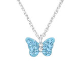 Butterfly - 925 Sterling Silver Kids Necklaces SD42576