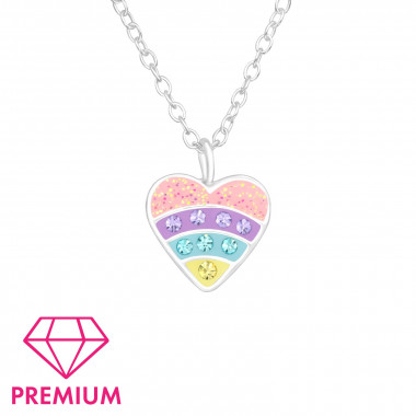 Heart - 925 Sterling Silver Kids Necklaces SD42700