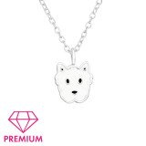 Dog - 925 Sterling Silver Kids Necklaces SD42705