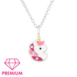 Unicorn - 925 Sterling Silver Kids Necklaces SD42709