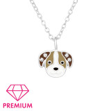 Dog - 925 Sterling Silver Kids Necklaces SD42727