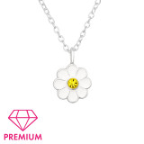 Flower - 925 Sterling Silver Kids Necklaces SD42735