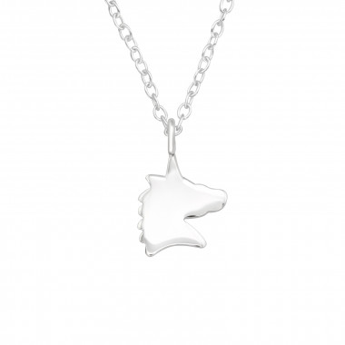 Unicorn - 925 Sterling Silver Kids Necklaces SD43247