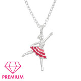 Ballerina - 925 Sterling Silver Kids Necklaces SD43751