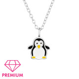 Penguin - 925 Sterling Silver Kids Necklaces SD43971