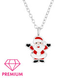 Santa Claus - 925 Sterling Silver Kids Necklaces SD43977