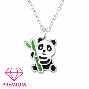 Panda - 925 Sterling Silver Kids Necklaces SD44864