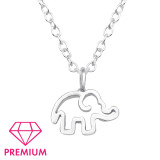 Elephant - 925 Sterling Silver Kids Necklaces SD45076