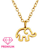 Elephant - 925 Sterling Silver Kids Necklaces SD45077