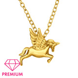 Unicorn - 925 Sterling Silver Kids Necklaces SD45083