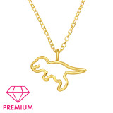 Dinosaur - 925 Sterling Silver Kids Necklaces SD45087