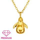 Penguin - 925 Sterling Silver Kids Necklaces SD45091