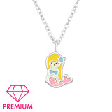 Mermaid - 925 Sterling Silver Kids Necklaces SD45252