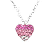 Heart - 925 Sterling Silver Kids Necklaces SD45278