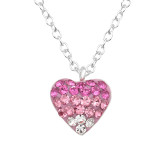 Heart - 925 Sterling Silver Kids Necklaces SD45278