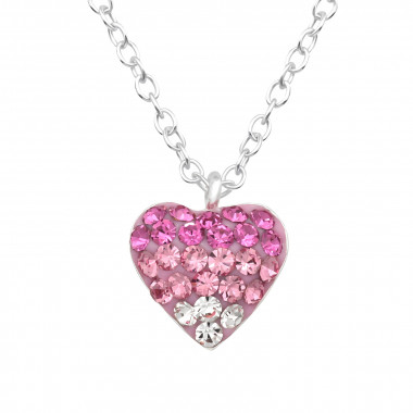 Heart - 925 Sterling Silver Kids Necklaces SD45278