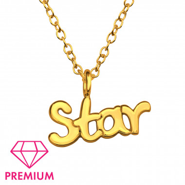 ''Star'' - 925 Sterling Silver Kids Necklaces SD45303