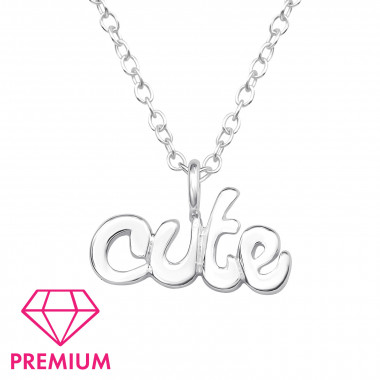 ''Cute'' - 925 Sterling Silver Kids Necklaces SD45304