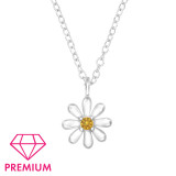 Flower - 925 Sterling Silver Kids Necklaces SD46022