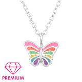 Butterfly - 925 Sterling Silver Kids Necklaces SD46046