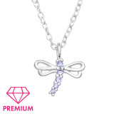 Dragonfly - 925 Sterling Silver Kids Necklaces SD46047
