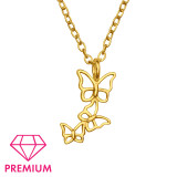 Butterfly - 925 Sterling Silver Kids Necklaces SD46054