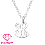 Bee - 925 Sterling Silver Kids Necklaces SD46055