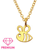 Bee - 925 Sterling Silver Kids Necklaces SD46056