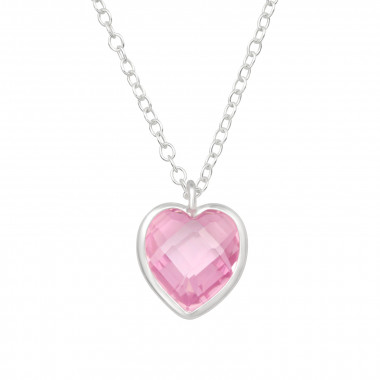 Heart - 925 Sterling Silver Kids Necklaces SD46079