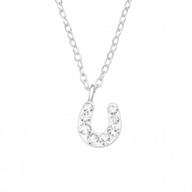 Horseshoe - 925 Sterling Silver Kids Necklaces SD46178