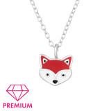 Fox - 925 Sterling Silver Kids Necklaces SD46396