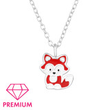 Fox - 925 Sterling Silver Kids Necklaces SD46404