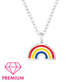 Rainbow - 925 Sterling Silver Kids Necklaces SD46408