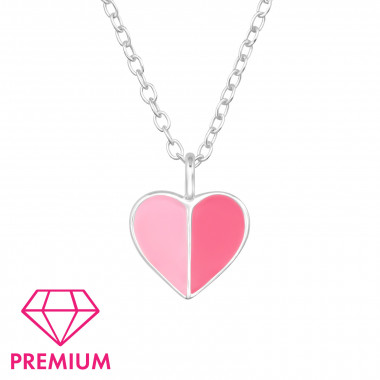 Heart - 925 Sterling Silver Kids Necklaces SD46415