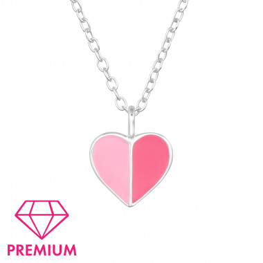 Heart - 925 Sterling Silver Kids Necklaces SD46415