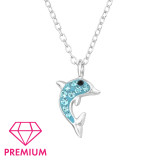 Dolphin - 925 Sterling Silver Kids Necklaces SD46416