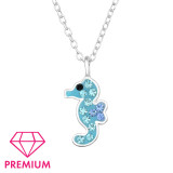 Seahorse - 925 Sterling Silver Kids Necklaces SD46417