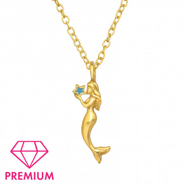 Mermaid - 925 Sterling Silver Kids Necklaces SD46478