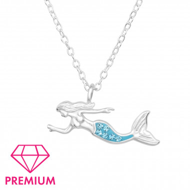 Mermaid - 925 Sterling Silver Kids Necklaces SD47270