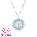 Flower - 925 Sterling Silver Kids Necklaces SD47636
