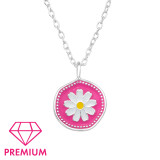 Flower - 925 Sterling Silver Kids Necklaces SD47638