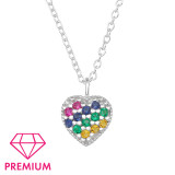 Heart - 925 Sterling Silver Kids Necklaces SD47688