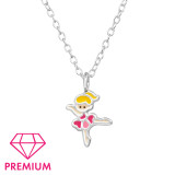 Ballerina - 925 Sterling Silver Kids Necklaces SD48817